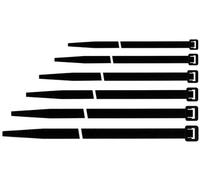 FASCETTE NYLON mm.610x9 pz.100 NERE