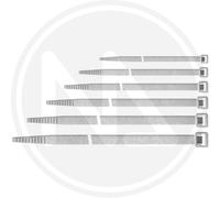 Fascette per Cablaggio Neutre in Nylon 160x2,5 mm 3 CONFEZIONI DA 100 Pz Maurer