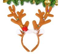 Fascette Per Capelli Di Natale - Orecchie Festive Luminose Multifunzionali,Fermacapelli A Forma Di Corna Di Cervo,Per Feste Divertimento Familiare Festival Tradizione Celebrazione Gioia Delle Feste Co