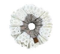 Fascette per capelli in pizzo a scacchi, accessori per capelli alla moda, a doppio strato, comodi per l'uso quotidiano e per feste