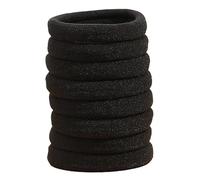 Fascette per capelli neri - 50 ganci per capelli ponytail Holders | Fasce per capelli in elastici, non danneggiati, noci per capelli senza cuciture, senza legami per capelli forti in metallo, C