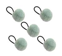 Fascette per capelli per ragazze con pompon colorati per ragazze | Fascette per capelli chic con di pelliccia, fermagli per capelli alla mo