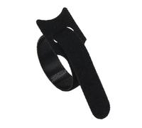 Fascette per cavi, 100-500 pezzi, staccabili, per mouse, auricolari, gestione dei fili, in nylon, riutilizzabili, ad anello, per gestione con cerniera (nero, 12 x 150 mm, 300 pezzi)