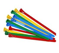 Fascette per cavi 1000 fascette in nylon multicolore regolabili per cavi Managemen fascette stringicavo riutilizzabili, resistenti alle intemperie