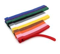 Fascette per cavi, 200 fascette staccabili, in plastica, tipo T, con chiusura a zip, staccabili, organizer per fili (rosa, 150 mm x 200 pezzi)