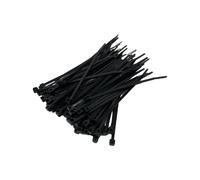 FASCETTE PER CAVI, COLORE NERO, DIMENSIONI 4,5X200 MM (100 PEZZI)