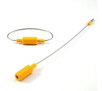 Fascette per cavi, Fascette di sicurezza autobloccanti riutilizzabili con sigilli in filo d'acciaio numerati for il trasporto container, cisterne, bagagli, multicolore, 50 mm, nylon(Unique Colour)