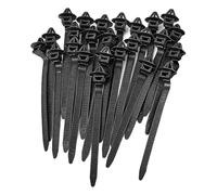 Fascette per cavi - Fascette per cavi per auto | Clip di fissaggio per paraurti da 25 pezzi, autobloccanti in nylon resistente per automobili, camion, SUV, organizzazioni di riparazione della