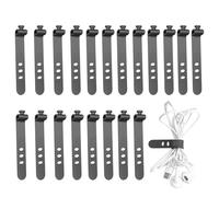 Fascette per cavi, fascette per cavi resistenti, cinghie per organizer per cavi, fascette riutilizzabili per la gestione dei cavi e organizer per cavi, L