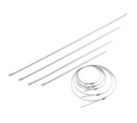Fascette per cavi in acciaio inossidabile Cravatta in metallo, 10 20 50 100 200 pezzi 10 mm 0,39 pollici fascetta in acciaio inossidabile 304 (10 pezzi, 10 x 300 mm)