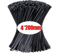 Fascette per Cavi in Nylon Fascette Autobloccanti Cinghie Cavi Regolabili Anello