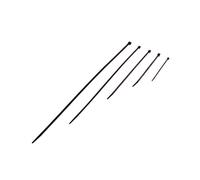 Fascette per cavi poliammide nero 4,8x300 mm 100 pz Nero