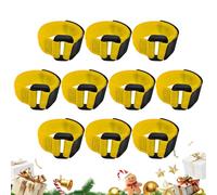 Fascette per ghirlanda - 10 cinghie regolabili per corona | Nastro per corona riutilizzabile, cravatta per corone di Natale, fascette per cavi vegetali | per cavi da giardino per gar