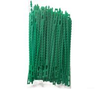 Fascette per piante in plastica verde per giardinaggio, rampicanti