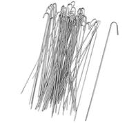 Fascette per recinzioni, 100 pezzi, in alluminio, multiuso, per esterni, giardino, giochi, fissaggi commerciali, resistenti e leggere, recinzioni per prato residenziale, 26,7 cm