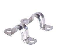 Fascette Per Tubi A U Morsetti for tubi a forma di U da 5-120mm Morsetto a in acciaio inossidabile 304 Staffa a for il montaggio Pip Strap Condotto Clip for tubo Idraulico a sella(M35-35mm-10pcs)