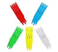 Fascette per Zampe di Galline 100 Pezzi Anelli Numerati Multicolore per | Fascette identificative numerate da di pollo Adatte a Fattoria Domestica, Cortile, Branco, Oche, Galli, Tacchini e