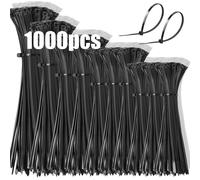 Fascette Plastica;1000 Pezzi Fascette Elettricista;100/150/200/250/300Mm Fascett