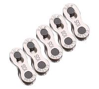 Fascette Rapide per Catena della Bicicletta 5 Paia di Collegamento della Catena della Bicicletta per Catena della Bicicletta per 6/7/8/9/10 velocità(10 velocità) Rollerchain Biciclette e Biciclette e