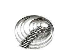 Fascette regolabili per tubi flessibili, Fascette stringitubo con trasmissione a vite senza fine in acciaio inossidabile regolabili 8-120 mm 5/10 pezzi(Dia 38-57mm 10pcs)