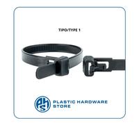 Fascette riapribili / riutilizzabili in plastica - Plastic Hardware Store