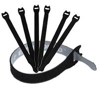 Fascette riutilizzabili da 1,27 x 10,2 cm, per la gestione dei cavi e l'organizzazione dei cavi, confezione da 30 (nero)