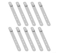 Fascette riutilizzabili in silicone per riporre e organizzare i cavi, fascette elastiche e regolabili con design con fibbia per cavi di cuffie e dati (grigio)