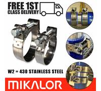 Fascette Scarico Mikalor Supra Tubo Clip Inossidabile W2 Resistente T Bullone'