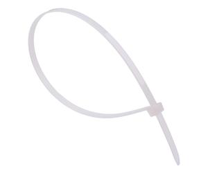 Fascette Serracavi 4.8mm x 300mm Bianco, Auto-Bloccanti, Confezione 100