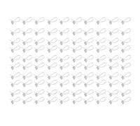 Fascette stringicavi, 100 pezzi, in nylon, con campo di etichetta, per l'organizzazione dei cavi in officina, posto di lavoro, giardino, casa