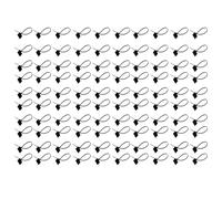 Fascette stringicavo | 100 fascette stringicavo forti | con campo di etichettatura per l'organizzazione dei cavi in officina, posto di lavoro, giardino, casa