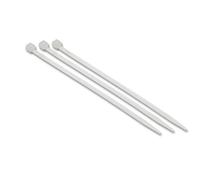 Fascette stringicavo 100 mm, confezione da 100, trasparente, larghezza 2,5 mm