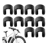 Fascette stringicavo da ciclismo, 10 pezzi, tipo C, per deragliatore e cambio, clip a C, per telaio da ciclismo, guida per tubo del freno, fascette stringitubo per mountain bike