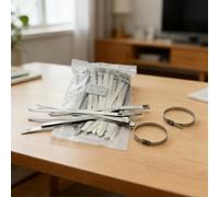 Fascette stringicavo dell'acciaio inossidabile progettate specificamente per le assemblee fotovoltaiche del sostegno nelle strutture di montaggio del pannello solare