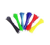 fascette stringicavo, fascette stringicavo per cav Fascette colorate in plastica, cerniere autobloccanti, organizer elettrico in PVC e nylon(Purple,4x250mm)