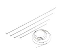 Fascette stringicavo in acciaio inossidabile, Fascette Autobloccanti In Acciaio Inossidabile 304 12mm x 100-1000mm Confezione Da 100 Pz(200pcs,12x900mm)
