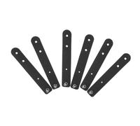 Fascette Stringicavo in Cuoio Nero, 6 Pezzi, Regolabili