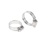 Fascette Stringitubo 10pcs 304 Stainless Steel Hose Clamp Adjustable 8-152mm Screw Worm Drive Pipe Clip Hoop Fixed tool(84-108mm)