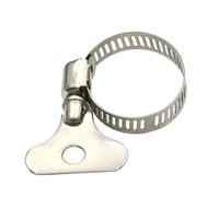 Fascette Stringitubo 10pcs 6-38mm Stainless Steel Worm Drive Hose Clamp Fuel Pipe Water Tube Jubilee Clips Metal Clamps For Tubes Woodworking Tools(25-38mm)