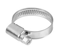 Fascette stringitubo 16-27 mm 100 pezzi Acciaio Inox W2 larghezza 9 mm, 7 mm di spessore, fascette con vite senza fine inox, regolabili - fascette a vite per tubo, condotto, sanitario, ventilazione