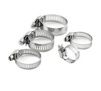 Fascette Stringitubo 2-10pcs Adjustable Worm Gear Hose Clamp Stainless Steel 6-95mm Clip Lock for Water and Gas Pipes(46-70mm 2pcs)