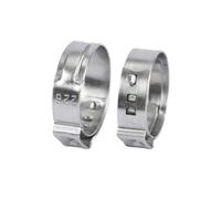 Fascette stringitubo, 5-20 pz/lotto 5.3mm a 50mm Fascetta for Tubi In Acciaio Inox 304 Singolo Orecchio Fascette Assortimento Kit Singolo,(13.7 16.2mm 10pcs)