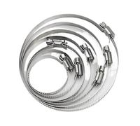 Fascette Stringitubo 5pcs/Lot Screw Worm Drive Hose Clamp 304 Stainless Steel Hoop Pipe Clip(6-12mm)