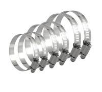 Fascette stringitubo, 6 pezzi nfiniti in acciaio inox regolabili, Fascette Stringitubo in Metallo di Grandi, fascette stringitubo antiruggine, per tubo della benzina, gasdotto,90-110mm80-100mm70-89mm
