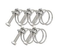Fascette stringitubo a doppio filo, 32-36 mm, clip per tubo in acciaio inox 201, fissaggio universale per tubo idraulico regolabile (confezione da 5)