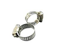 Fascette stringitubo a vite senza fine, Fascette stringitubo a vite in acciaio inox di varie dimensioni Confezione da 10/20/30 pz(30pcs 16-25mm)