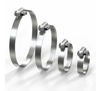 Fascette Stringitubo Acciaio Inox V2A Con Vite din 3017 W2 Di 8mm - 180mm