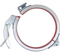 Fascette stringitubo, clip giubileo, morsetto per tubo regolabile, anello di serraggio a sgancio rapido, acciaio inossidabile/zincato, diametro 80-400 mm per condotto e tubo flessibile