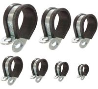 Fascette Stringitubo Con Inserto Di Gomma P-Clips Staffa per Fissare Tubi E Cavi