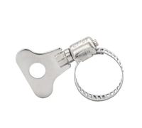 Fascette stringitubo con maniglia regolabile, Key Type Hose Clamp Stainless Steel Adjustable 6-63mm Pack Of 50-150 Pcs(21-44mm 65pcs)